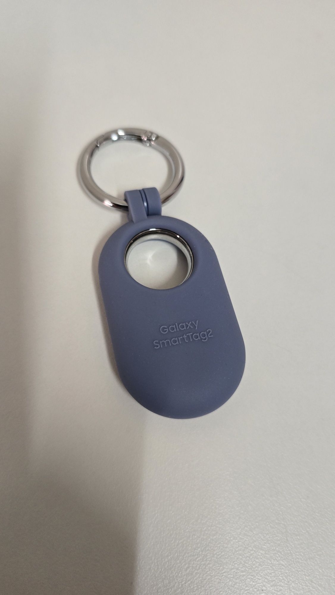 Samsung Smart tag 2 Preta + Capa Silicone Azul Original