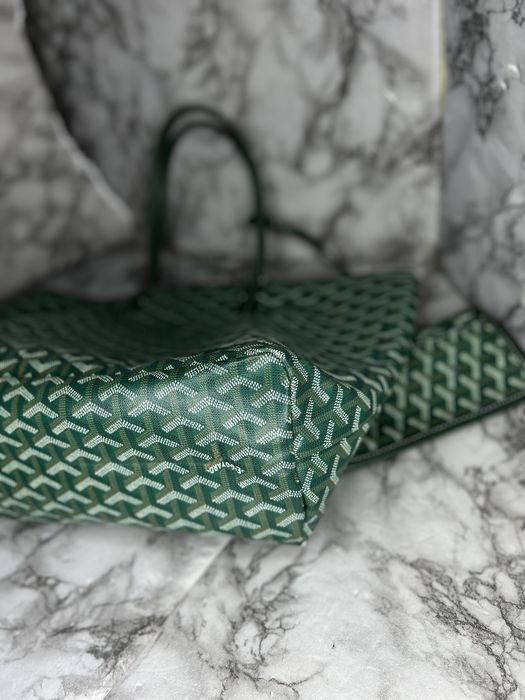 Сумка кожаная и конва Goyard оригинал номерная