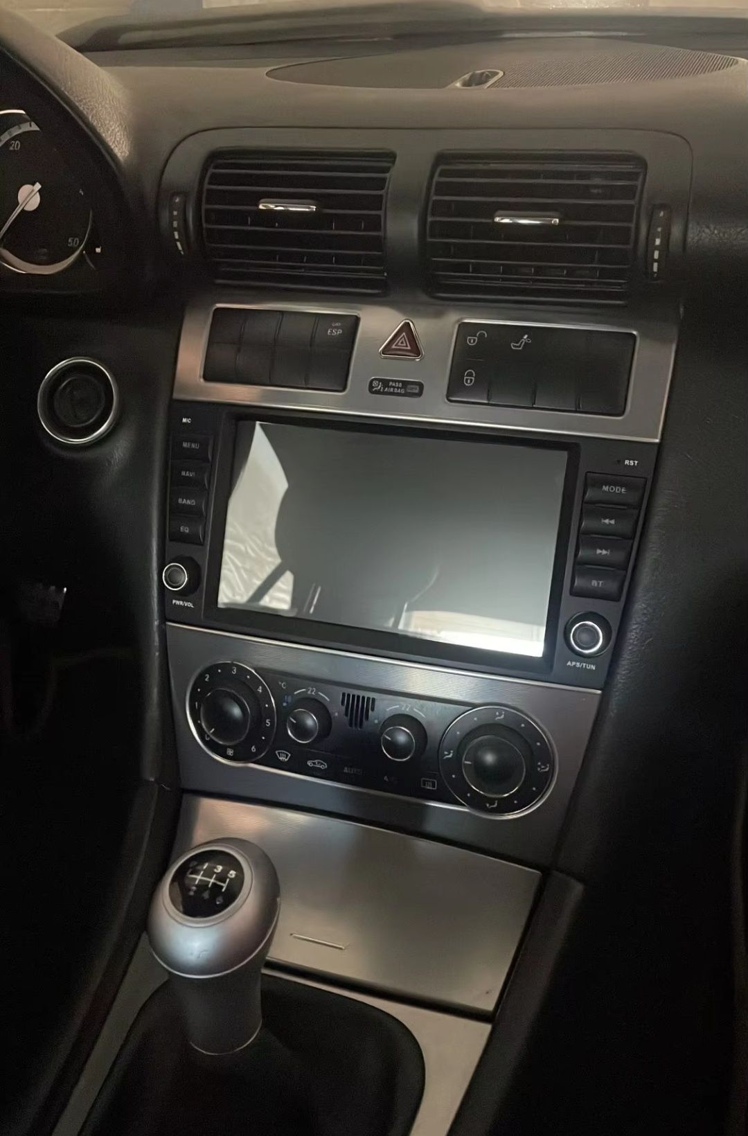 Rádio Mercedes W203/CLC Android 13 com GPS (Novo)
