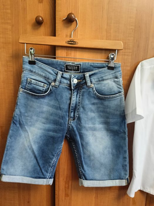 Джинсові шорти, бриджи на 10-11 р.