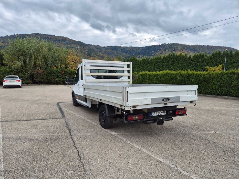 F-VAT 23%*Ford Transit DOKA *7 osób*HAK* Zadbany/Nie zgnity*2,2d 130KM