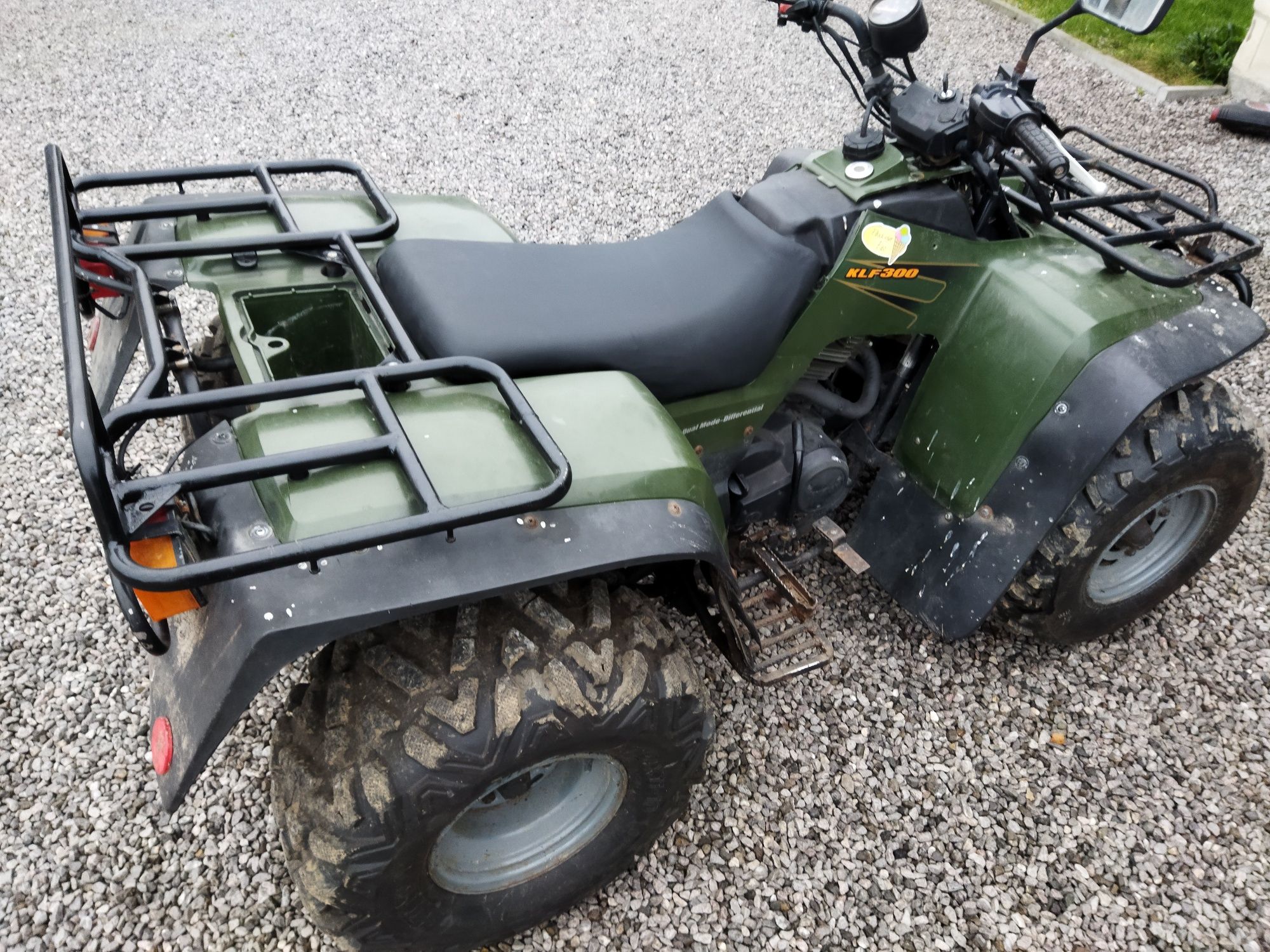 Quad kawasaki klf 300 bdb stan homologacja