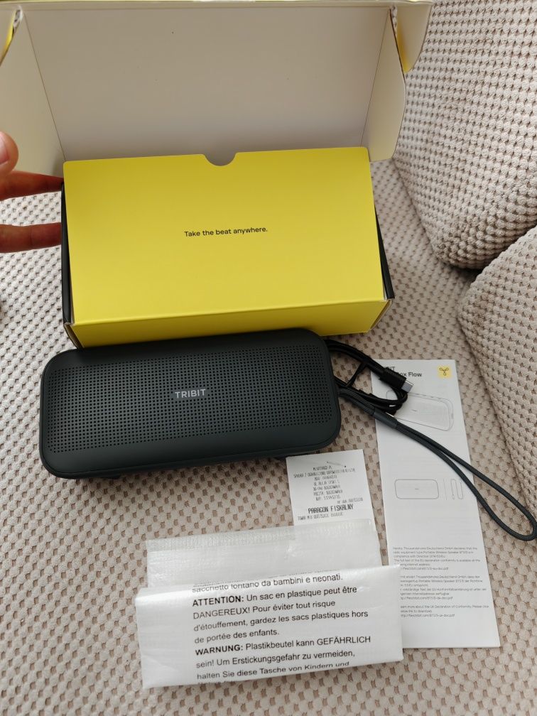 Praktycznie nowy 1mc  głośnik bluetooth tribit stormbox flow mega bass