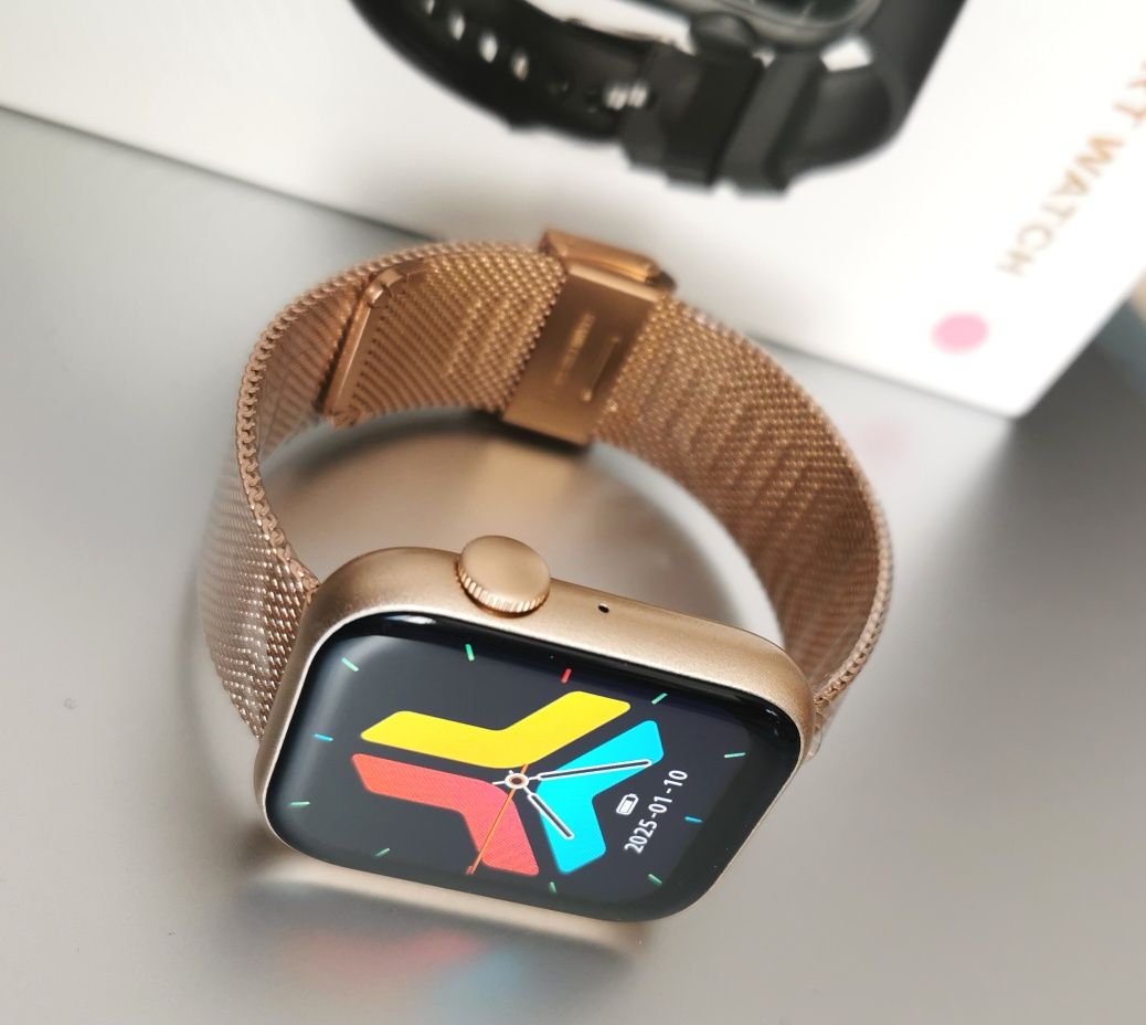 Elegancki damski smartwatch z funkcją odbierania połączeń ## Nowy ##