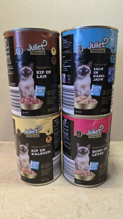 40x400g DLA KOTA bez ZBÓŻ Juliet soczyste kawałki w Galarecie 

Mix sm