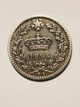 Moeda de 20 Centesimi 1894 de Itália
