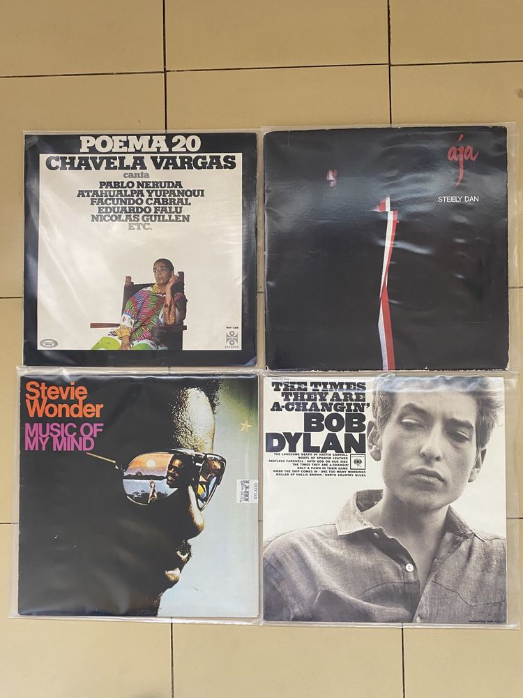 Discos de vinil Chavela Vargas,Steely Dan,Stevie Wonder,Bob Dylan