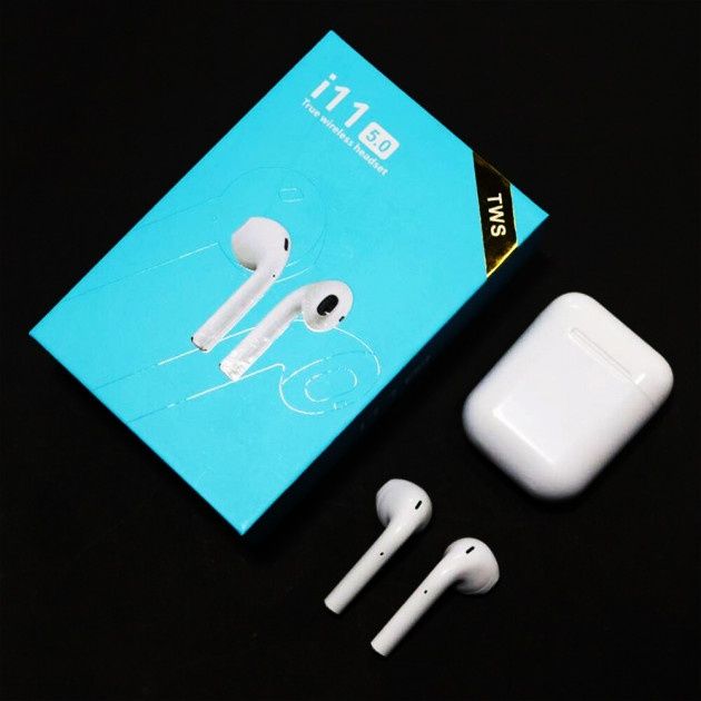 Бездротові навушники i11 TWS — це компактні портативні навушники, які