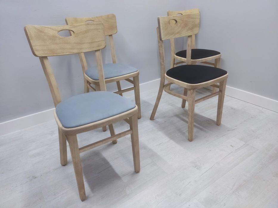 Krzesła bukowe do restauracji bardzo wygodne 12 szt od ręki.