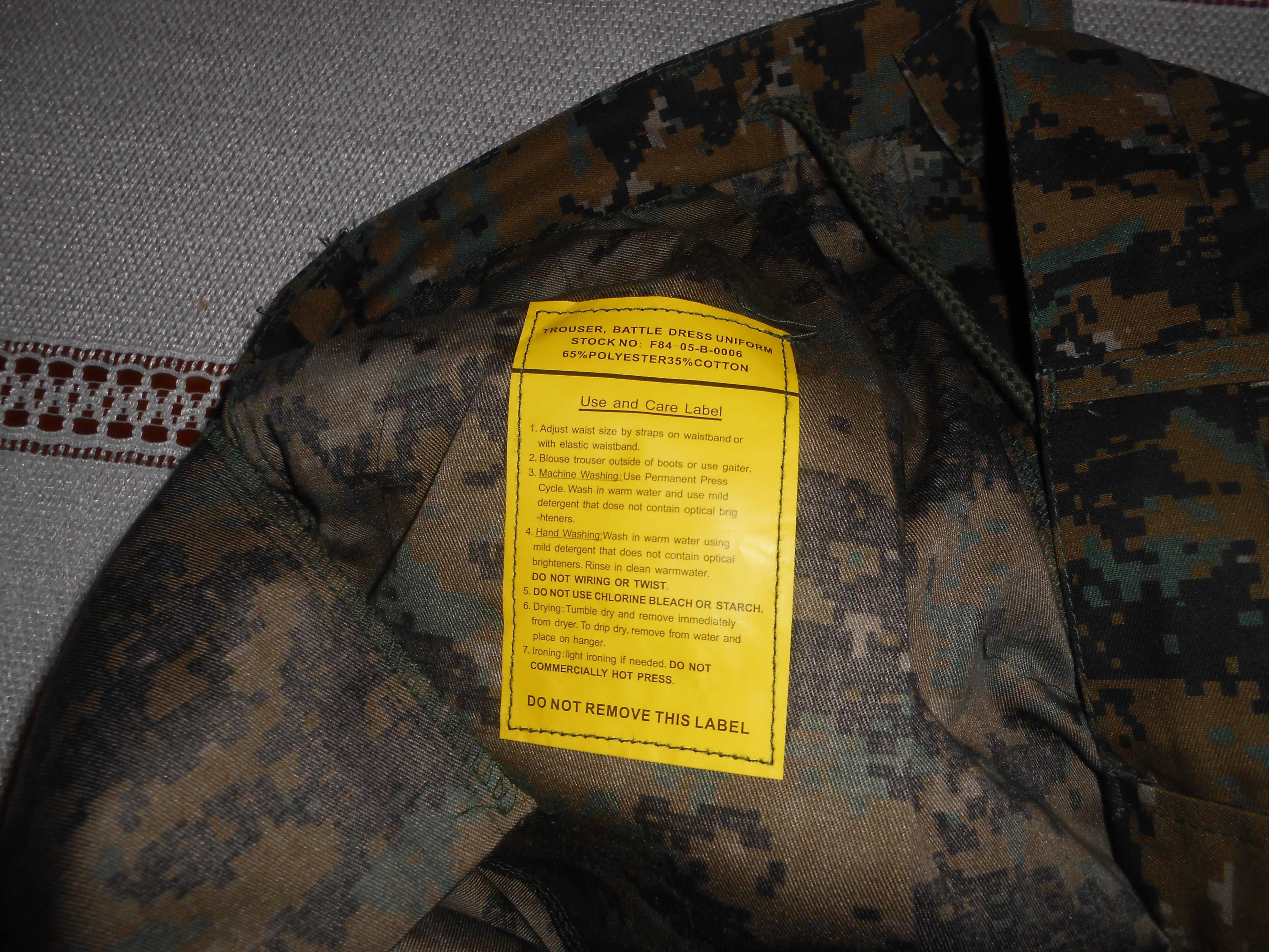 Nowy mundur wojskowy ACU Combat - bluza i spodnie XXL Regular