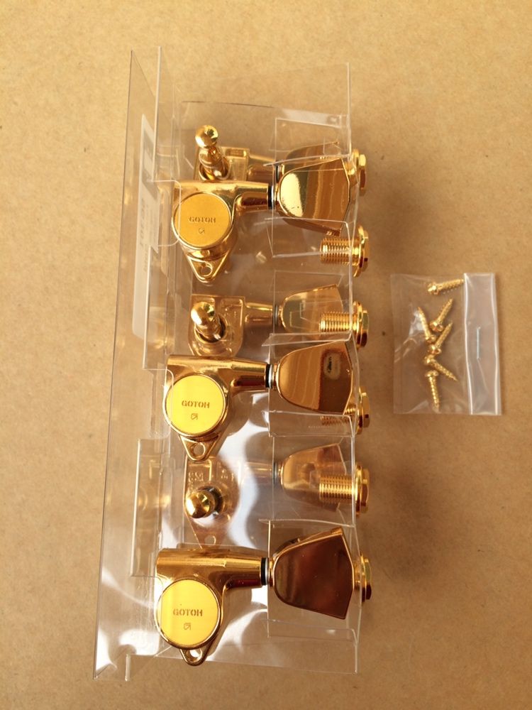 Колки для гітари замкові GOTOH SG 301-04-MG-T (3х3) Gold