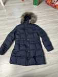 Kurtka damska puchowa Tommy Hilfiger TH granatowa