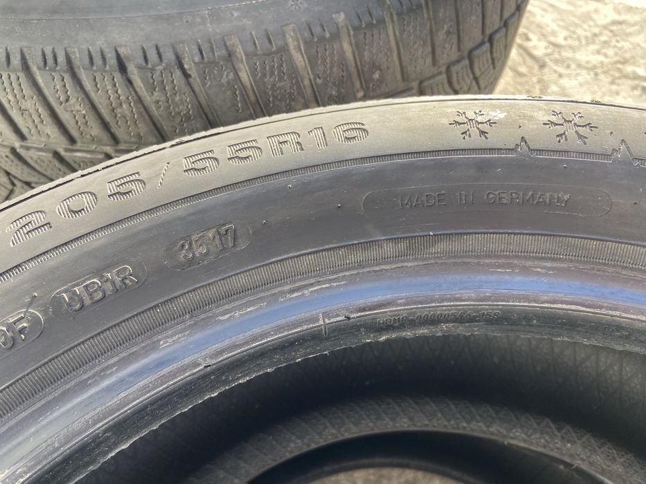 Шини 205 55 16 зима Dunlop winter sport 5 2017-19