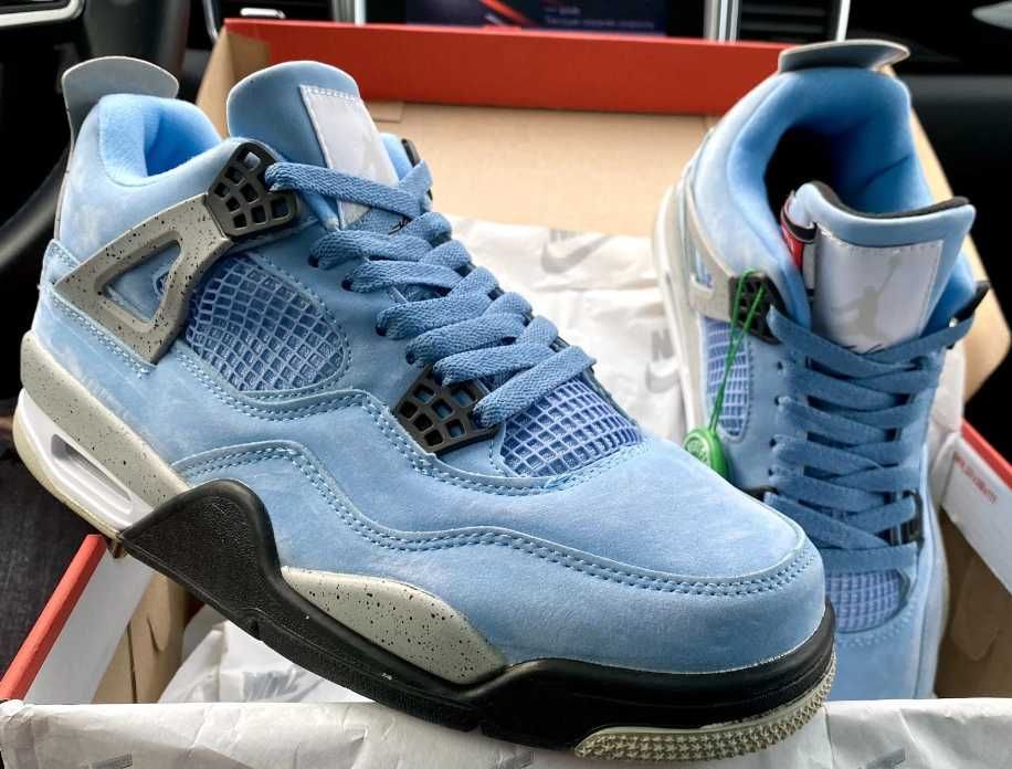 Кожаные кроссовки Nike Air Jordan 4 Retro найк аир джордан 4 (36-45)
