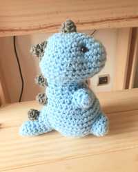 Dino Amigurumi (peluche em crochet)