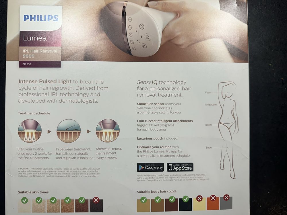 Depilator Philips Lumea 9000