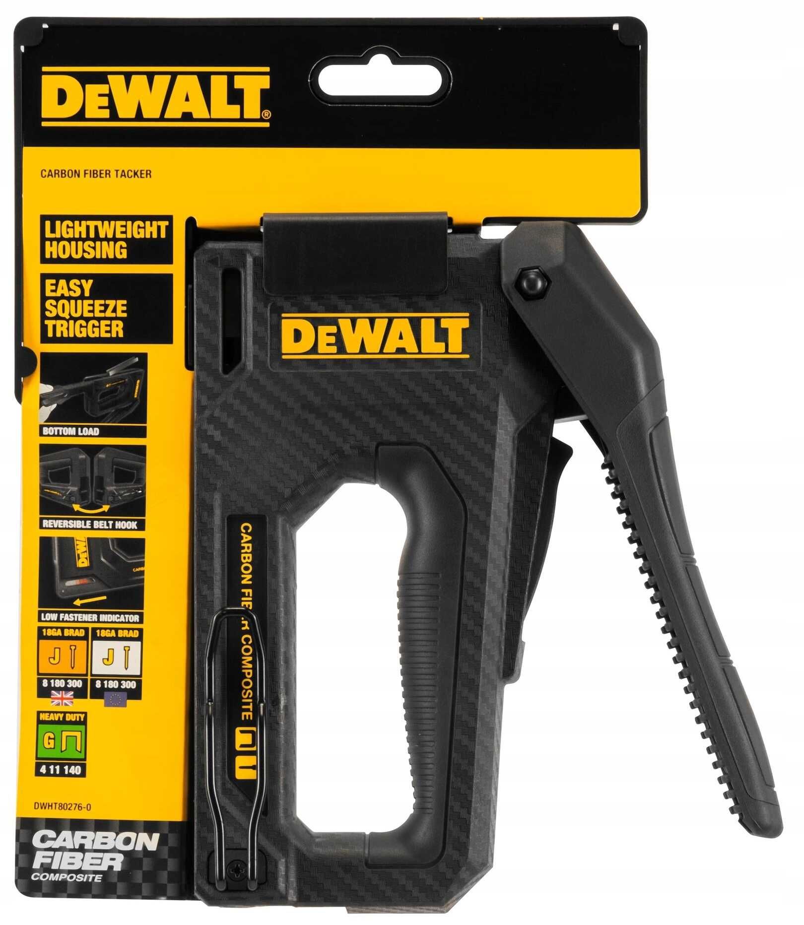 DeWALT DWHT80276 карбоновий степлер 2в1 з США ОРИГІНАЛ
