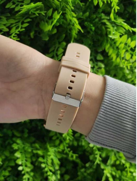 Złoty Smartwatch - 2 paski w zestawie