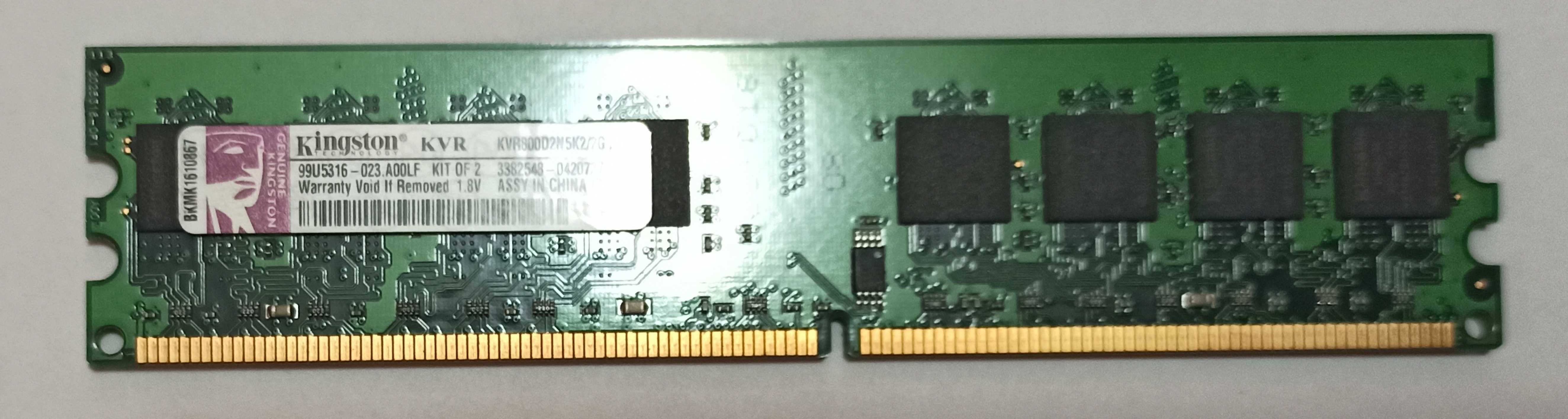 Memória RAM DDR2-800 CL5 240-Pin DIMM 1gb
