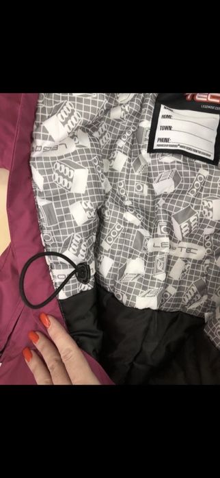 Lego Wear фирменый детский зимний комбенизон для девочки, на 4/6 лет