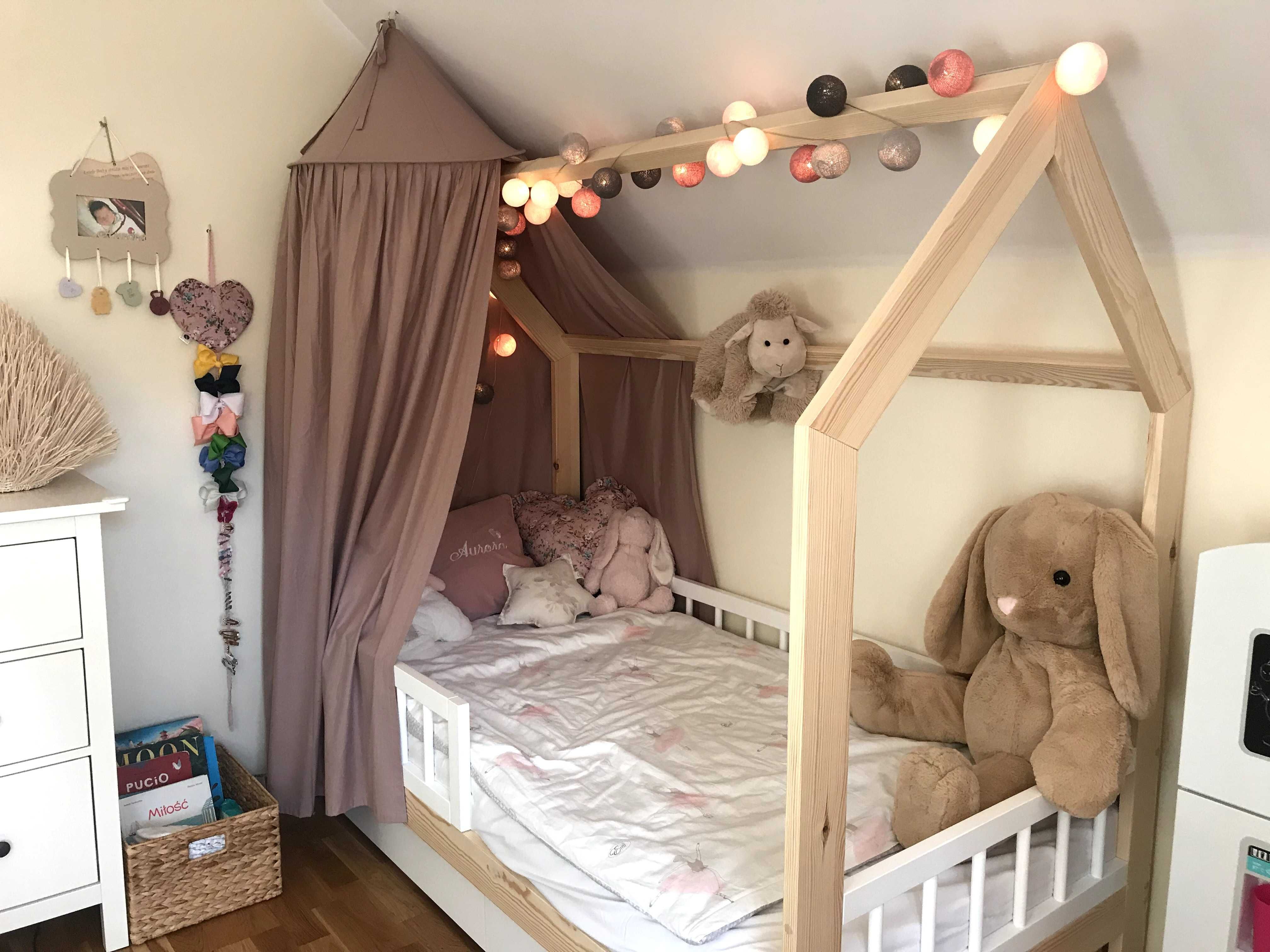 Łóżko domek 180x90 z szufladami Rodzinna Pracownia