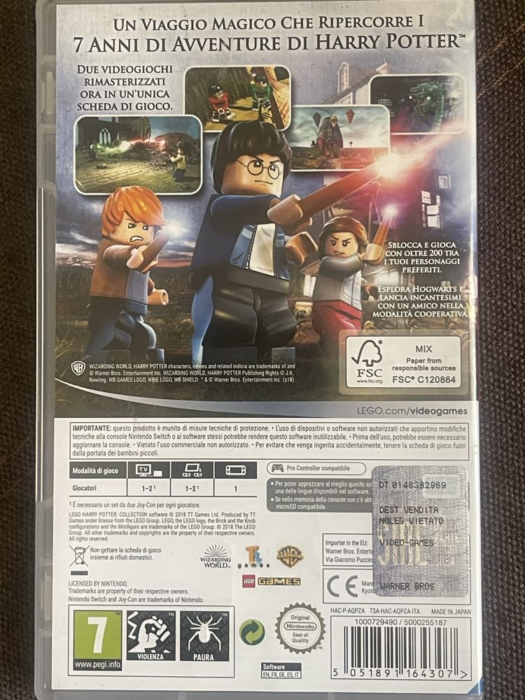 Гра Harry Potter на Nintendo switch