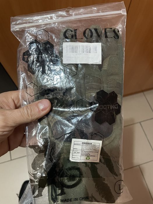 Перчатки тактические hikeman. Колір оливи