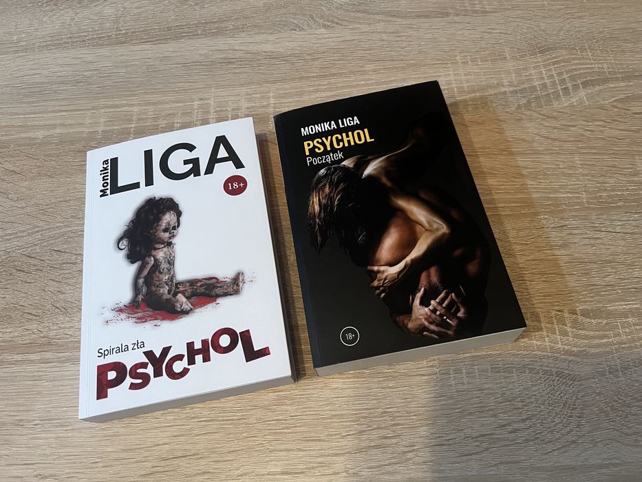 Książka książki seria Psychol 2 części Monika Liga nowe