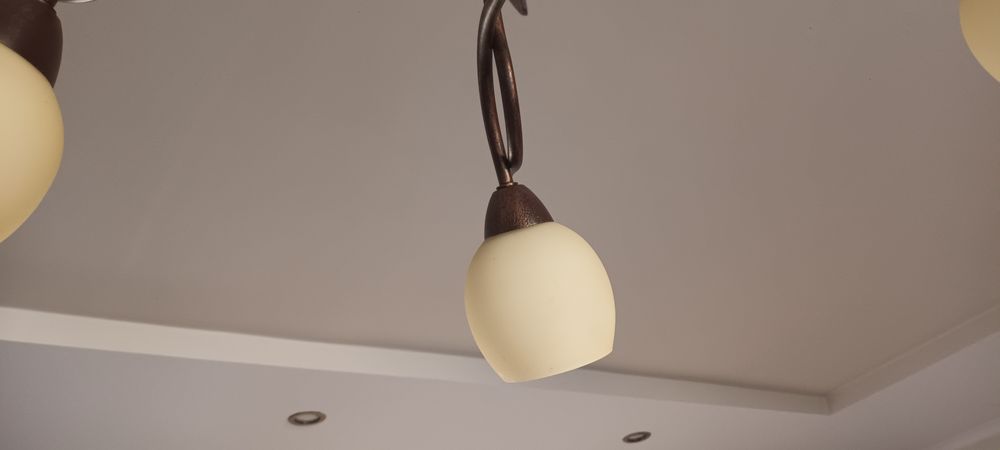 Lampa wisząca Żyrandol do pokoju Kolor Miedź