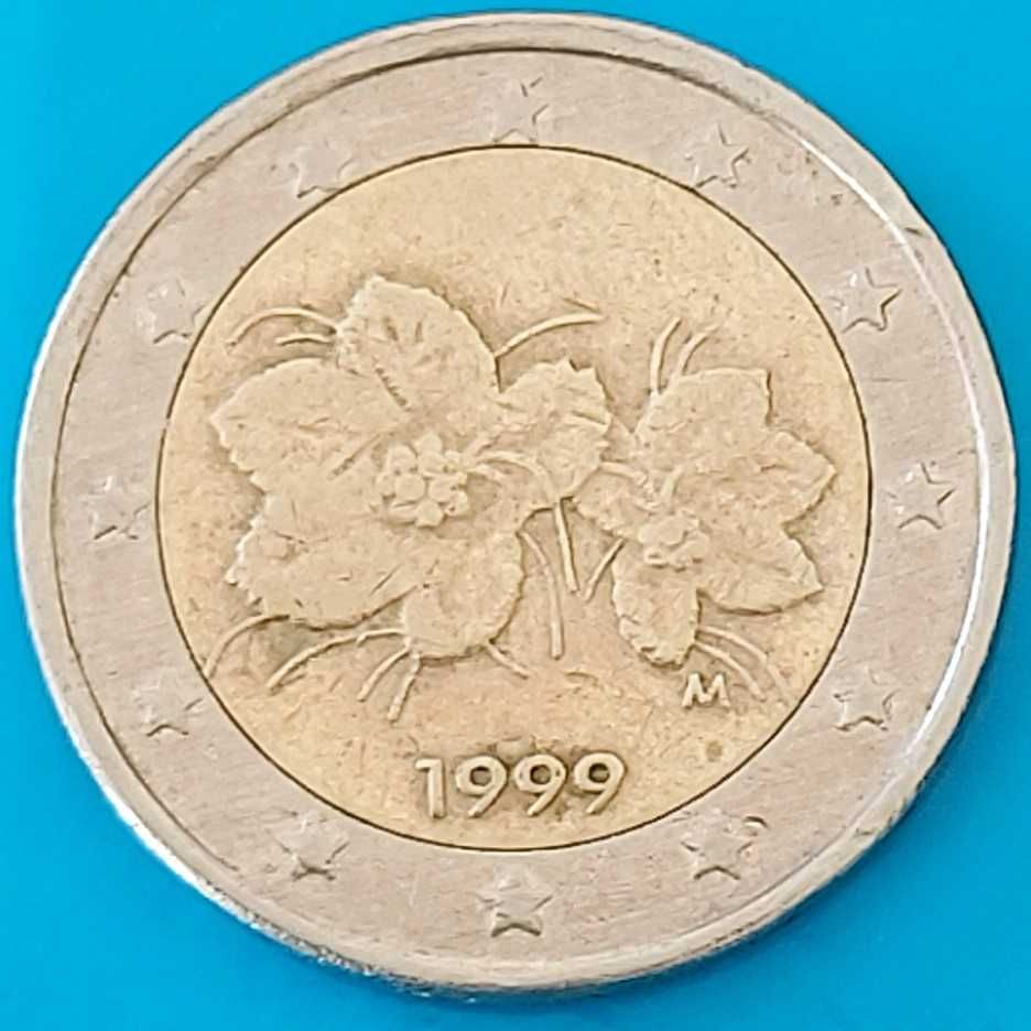 2 Euros de 1999 da Finlândia Rara