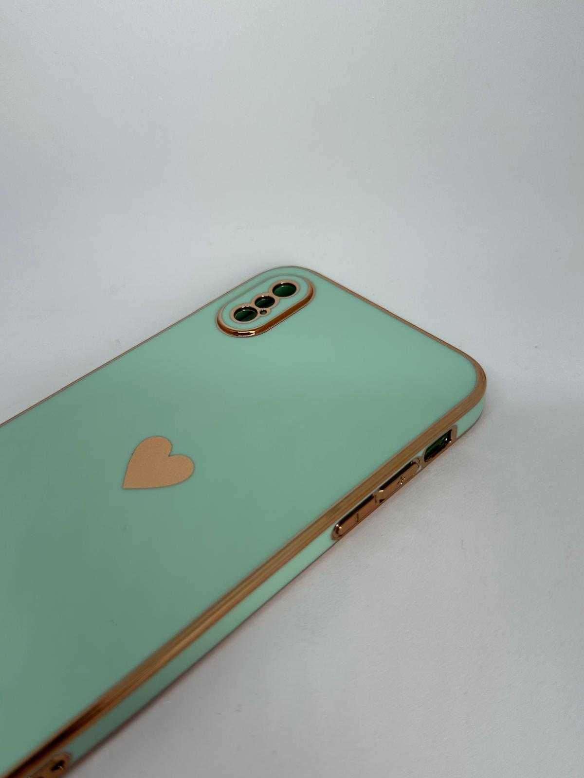 Iphone X/XS Etui Case Silikonowy Obudowa Miętowa kod 1040