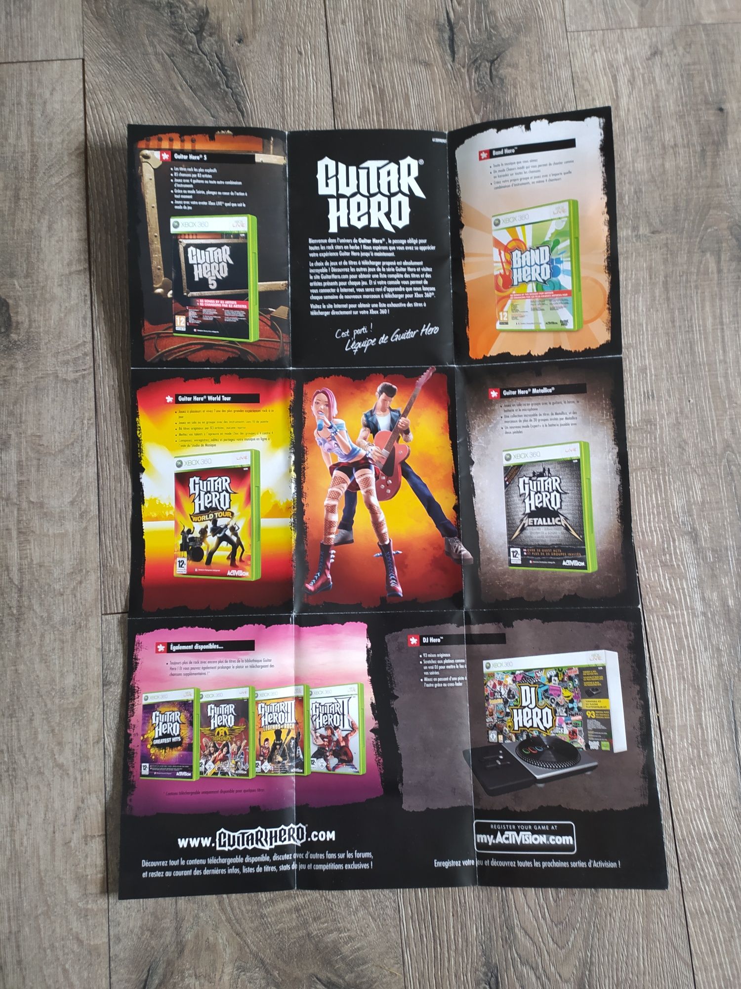 Plakat Guitar Hero Xbox 360 Wysyłka