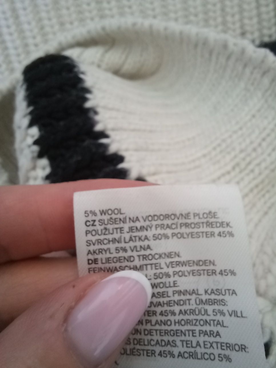 Sweter w paski H&M