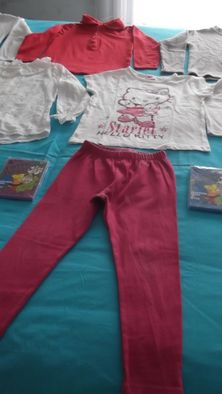 lote de roupa de menina os jogos