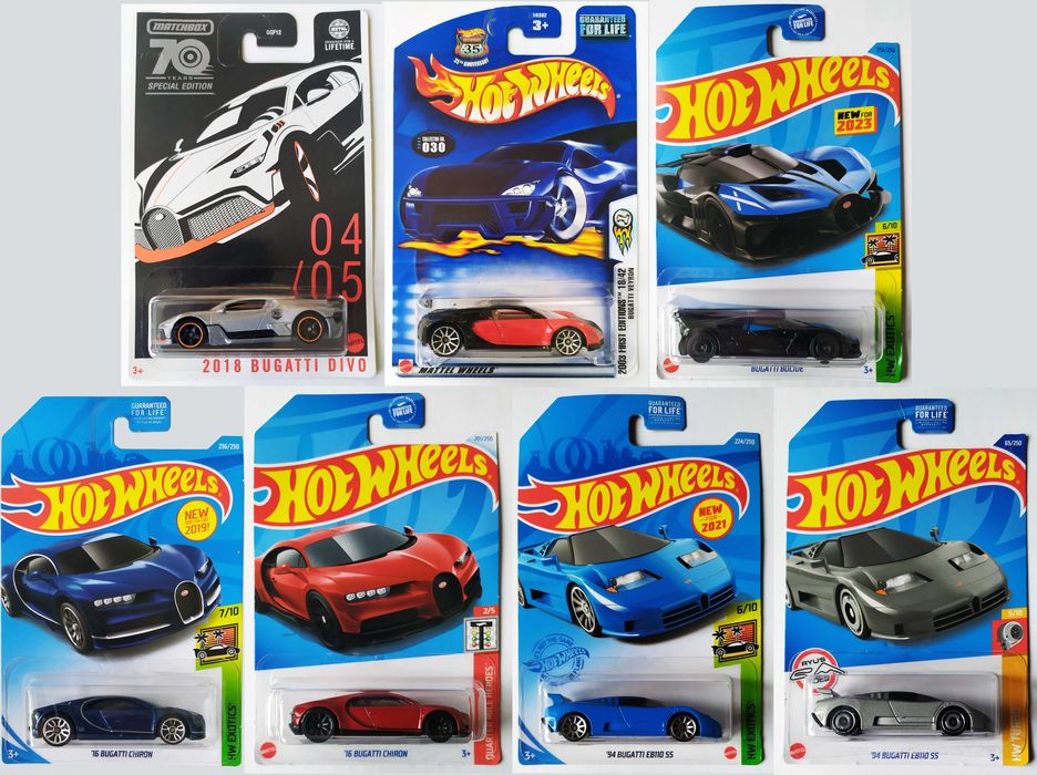 Bugatti Hot Wheels Matchbox