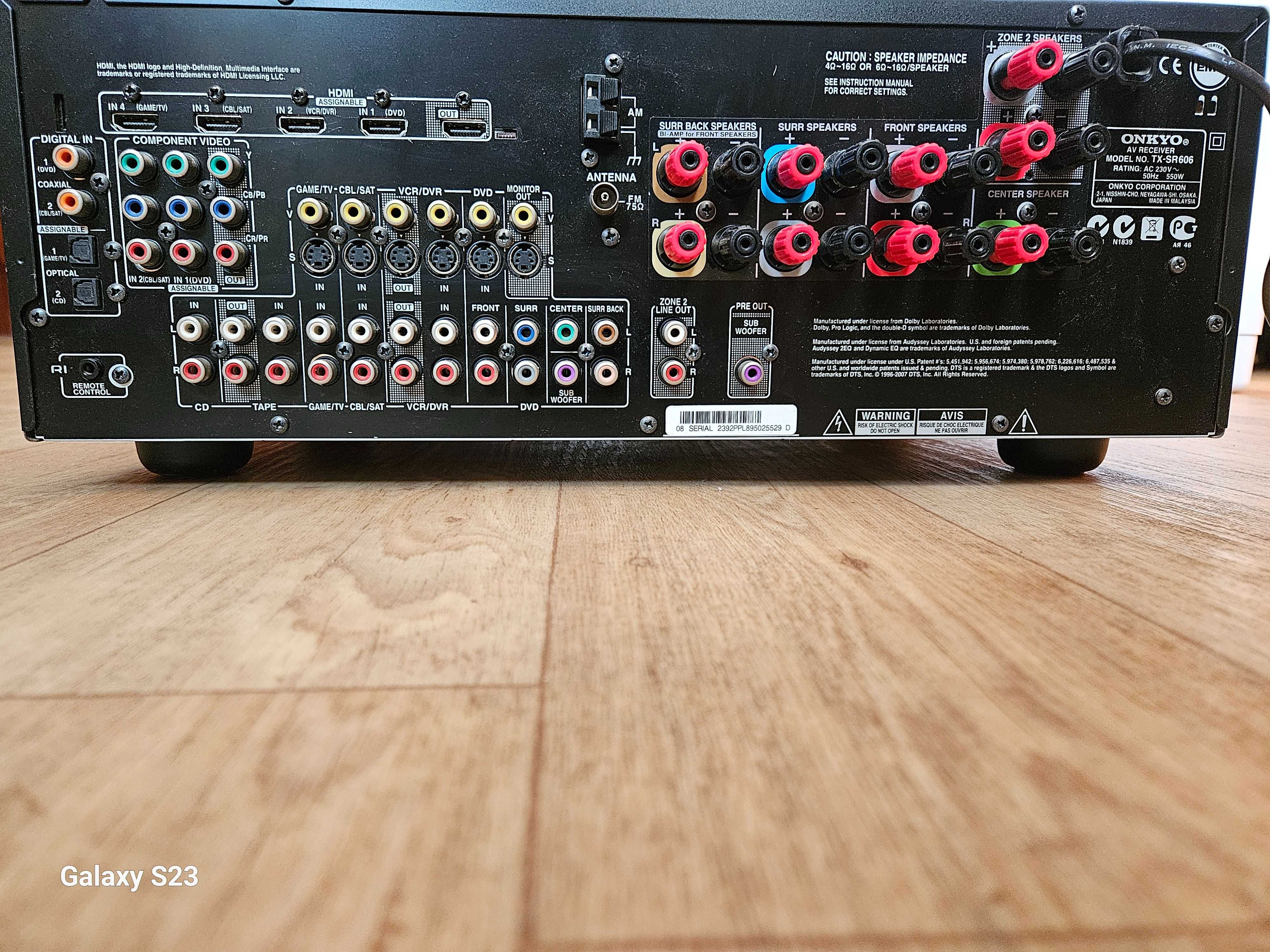 ONKYO TX-SR606 Amplituner 7.1 AV Receiver