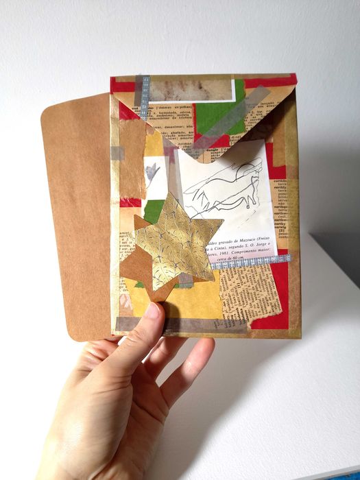 Envelope Rústico e Cartão em Branco