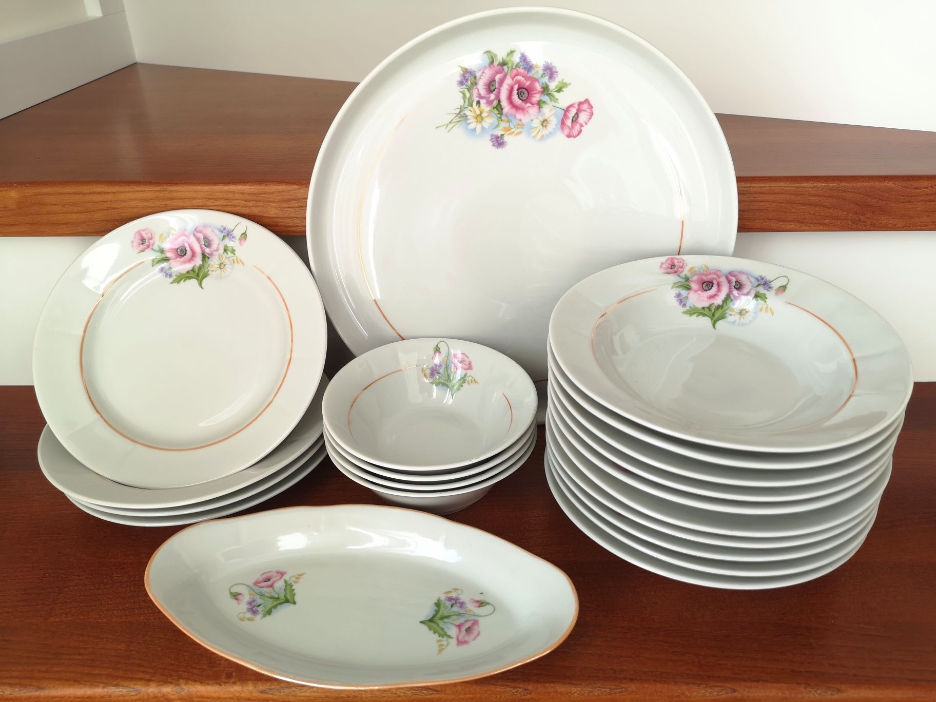 Serwis obiadowy porcelanowy "Na łące"
