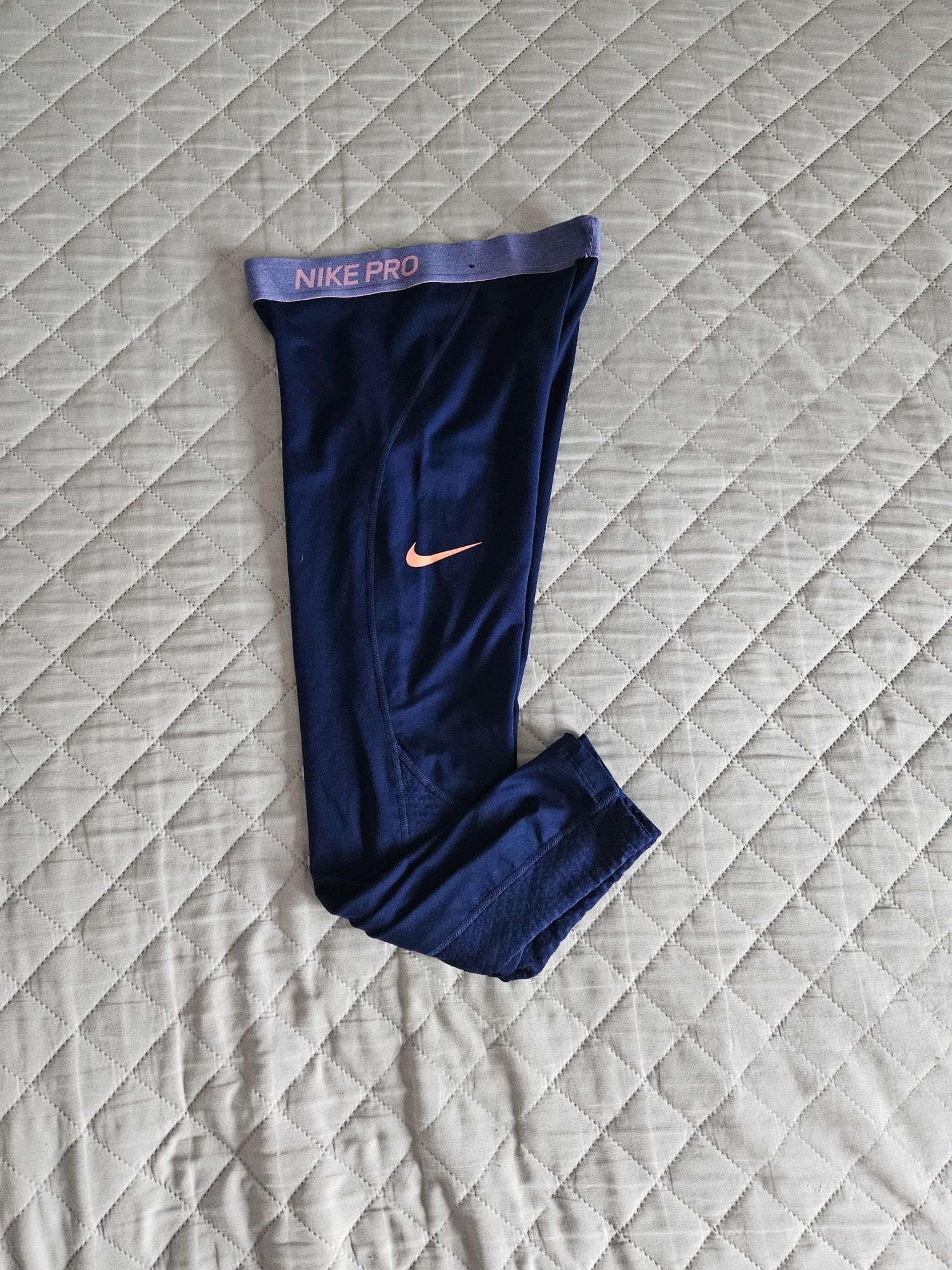 Nike Pro legginsy damskie XS granatowe