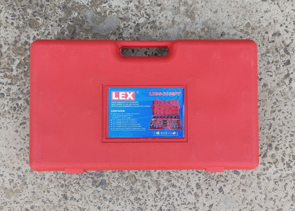 LEX LXSS 2106PT Набір головок інстр. для вантаж авто 3/4 19-50мм 6 гр