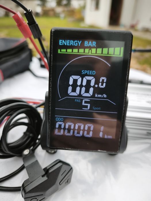 Sterownik+kolorowy wyświetlacz 24V36V48V60V-35A-250W-1500W Nowy zestaw