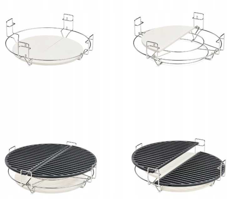 KOLER Grill Ceramiczny Węglowy Kamado EG21 ogrodowy z wózkiem