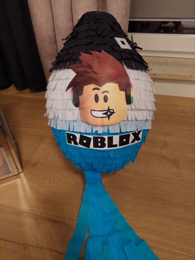 Piniata Roblox niebieska