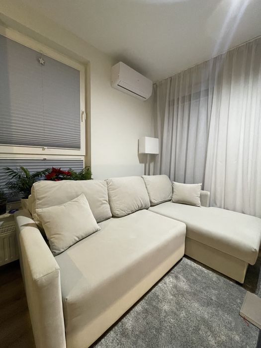 Naroznik z funkcja spania, 220 cm szerokosc / 100 glębokosc