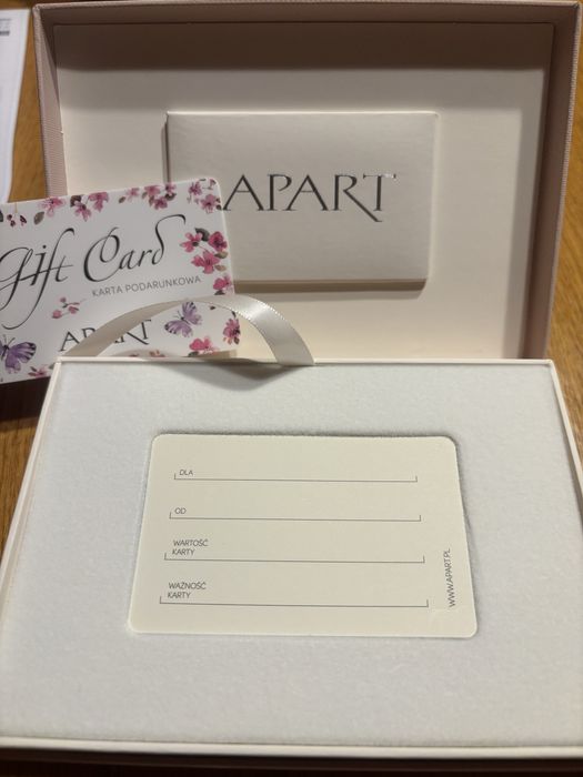 Karta podarunkowa Apart 500zł!