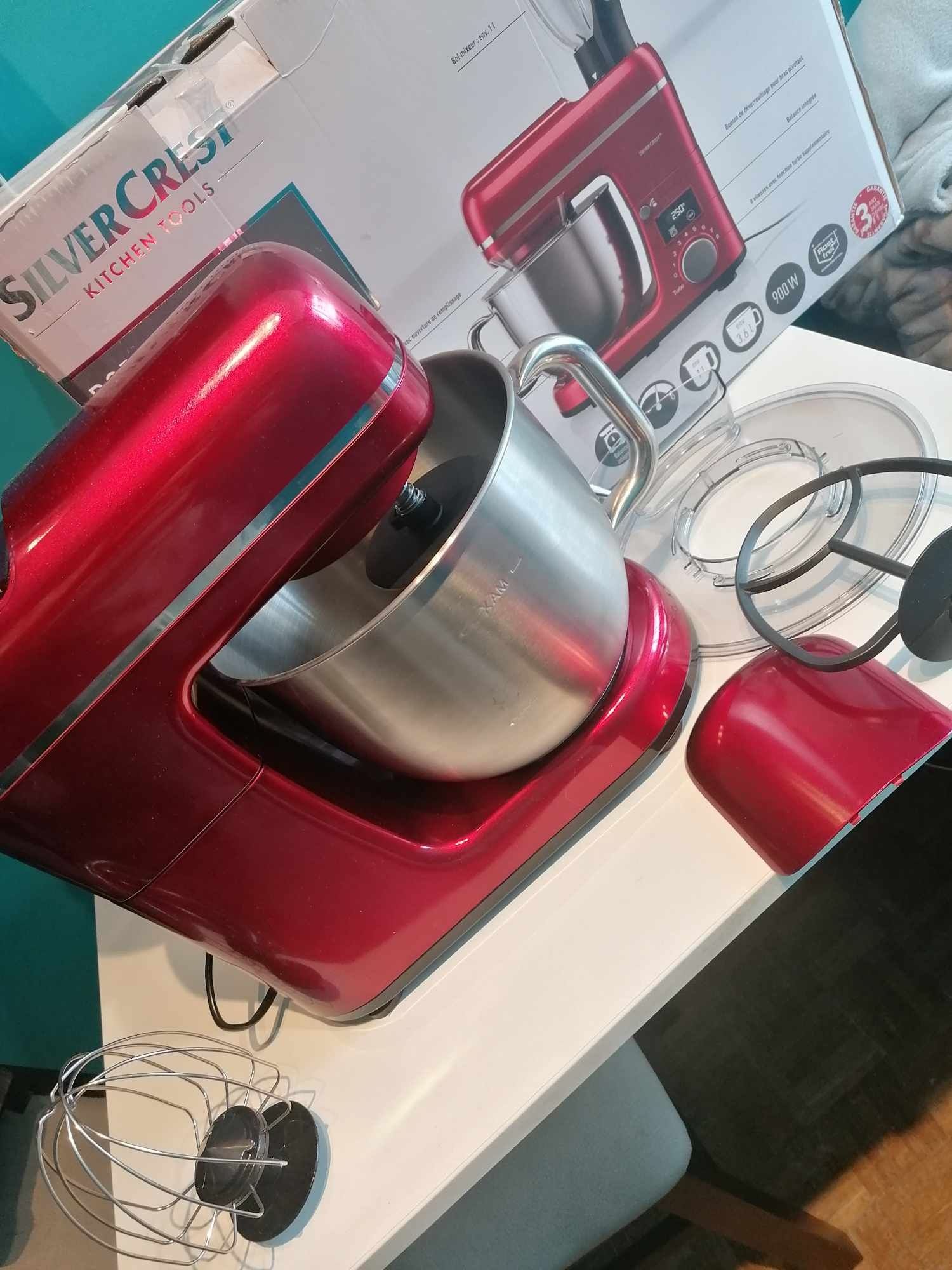 Robot kuchenny SilverCrest  900 W czerwony