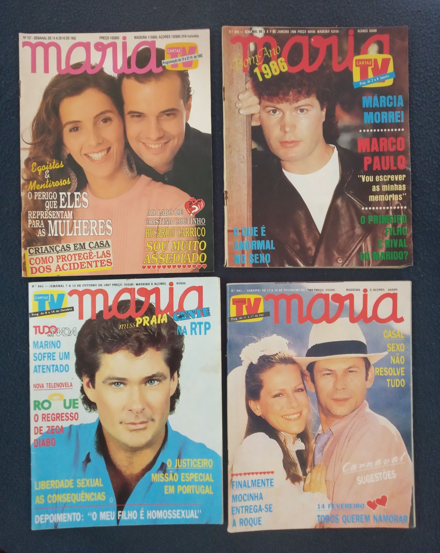 32 revistas MARIA ( anos 80 e 90 )