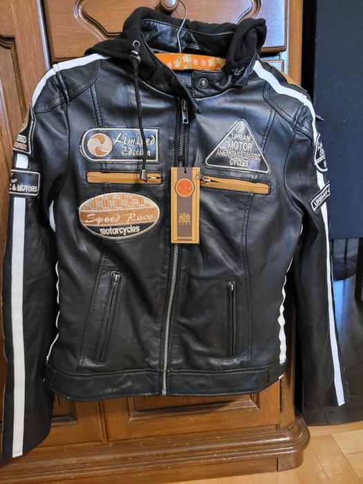 Kurtka motocyklowa L damska skórzana