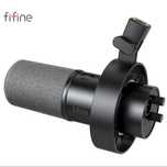 Microfone Fifine K688 USB Dynamic para Gravação e Streaming PC SELADO