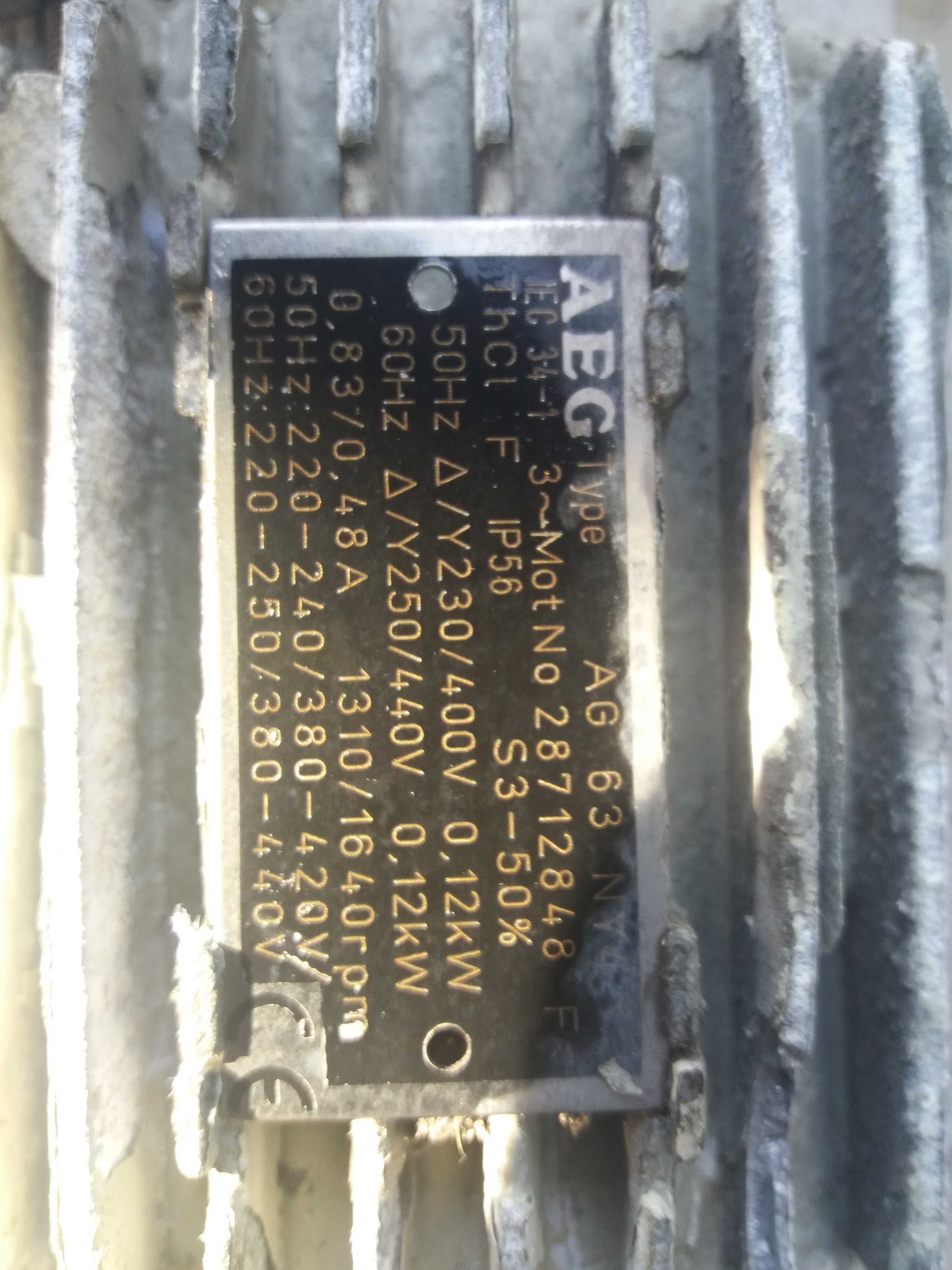 Silnik elektryczny AEG.